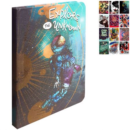 Caiet A5, 96 file, coperta carton rigid, OPTIMUM Lux Line