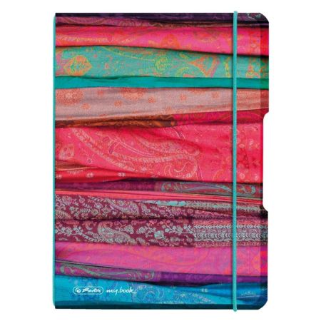 Caiet A5, coperta plastic HERLITZ My. Book Flex Scarfs