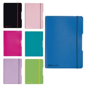 Caiet A5 si coperta plastic, matematica HERLITZ My. Book Flex