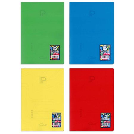 Caiet A5 tip I, 24 file, coperta plastic, PAPERLAND Select