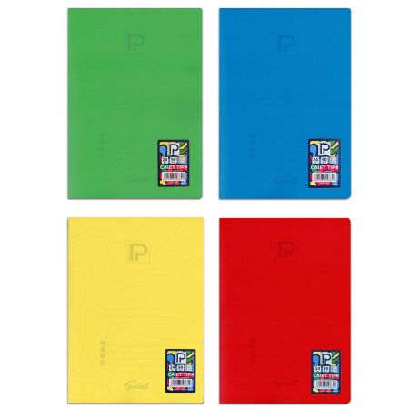 Caiet A5 tip II, 24 file, coperta plastic, PAPERLAND Select