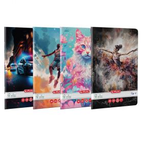 Caiet A5 tip II, 24 file, HERLITZ Dinamic