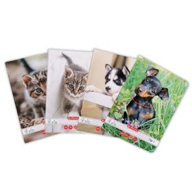 Caiet A5 tip I, 36 file, HERLITZ Cats and Dogs