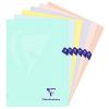 Caiet A4, 48 file, coperta plastic, CLAIREFONTAINE Pastel