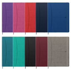 Caiet cu elastic B5, 80 file, OXFORD Signature