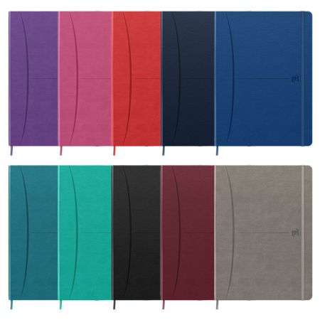 Caiet cu elastic B5, 80 file, OXFORD Signature