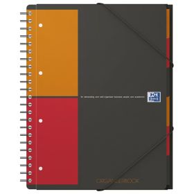Caiet cu spirala A4+, 6 separatoare, 80 file, matematica, OXFORD Organiser Book