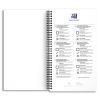 Caiet organizator cu spirala, 14 x 24.5 cm, 115 file, OXFORD Task Manager