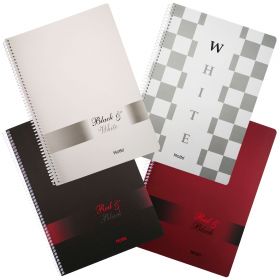 Caiet cu spirala A4, 100 file, matematica, 3 separatoare, NOTTE