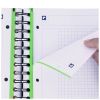 Caiet cu spirala A4+, 4 separatoare si whiteboard, 120 file, matematica, OXFORD Touch Project Book
