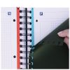 Caiet cu spirala A4+, 4 separatoare si whiteboard, 120 file, matematica, OXFORD Touch Project Book