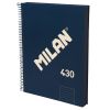 Caiet cu spirala A4, 120 file, dictando, MILAN 430