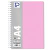 Caiet cu spirala A4, 120 file, matematica, coperta plastic, PAPERLAND PP400