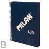 Caiet cu spirala A4, 120 file, matematica, MILAN 430