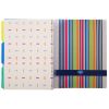Caiet cu spirala A4, 150 file, 3 separatoare, matematica, NOTTE World of Colors