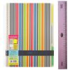 Caiet cu spirala A4, 150 file, 3 separatoare, matematica, NOTTE World of Colors