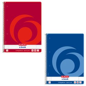 Caiet cu spirala A4, 160 file, HERLITZ X.Book