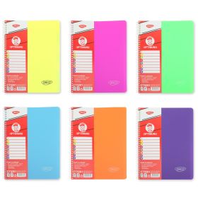 Caiet cu spirala A4, 240 file, coperta plastic, 8 separatoare, DACO