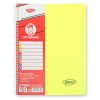 Caiet cu spirala A4, 240 file, coperta plastic, 8 separatoare, DACO