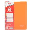 Caiet cu spirala A4, 240 file, coperta plastic, 8 separatoare, DACO
