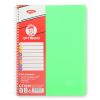 Caiet cu spirala A4, 240 file, coperta plastic, 8 separatoare, DACO
