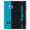 Caiet cu spirala A4+, 6 separatoare, 80 file, matematica, OXFORD Organiser