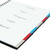 Caiet cu spirala A4+, 6 separatoare, 80 file, matematica, OXFORD Organiser