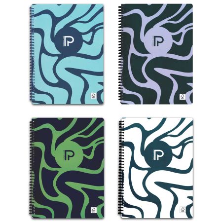 Caiet cu spirala A4, 72 file, PAPERLAND Select