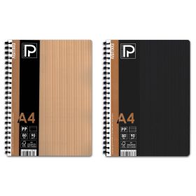 Caiet cu spirala A4, 80 file, coperta plastic, PAPERLAND Exklusiv