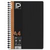 Caiet cu spirala A4, 80 file, coperta plastic, PAPERLAND Exklusiv