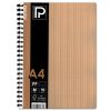 Caiet cu spirala A4, 80 file, coperta plastic, PAPERLAND Exklusiv