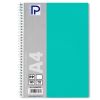 Caiet cu spirala A4, 80 file, dictando, coperta plastic, PAPERLAND PP400