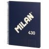 Caiet cu spirala A4, 80 file, dictando, MILAN 430