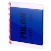 Caiet cu spirala A4, 80 file, matematica, MILAN Nata 624