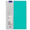 Caiet cu spirala A4, 80 file, matematica, coperta plastic, PAPERLAND PP400
