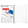 Caiet cu spirala A4, 90 file, coperta plastic, OXFORD Office Oceanis