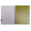 Caiet cu spirala A5, 150 file, 3 separatoare, NOTTE World of Colours