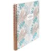 Caiet cu spirala A5, 80 file, coperta carton, KESKIN COLOR La Plume Leaves