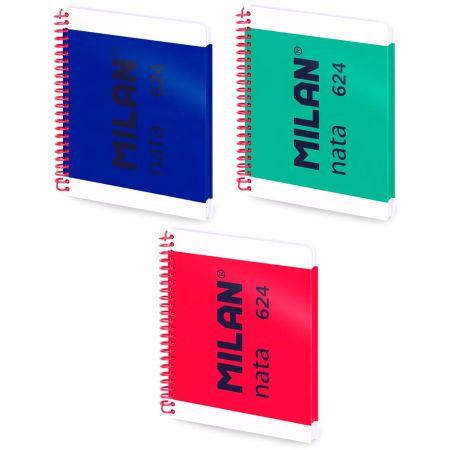 Caiet cu spirala A5, 80 file, matematica, MILAN Nata 624