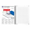 Caiet cu spirala A5, 90 file, coperta plastic, OXFORD Office Oceanis