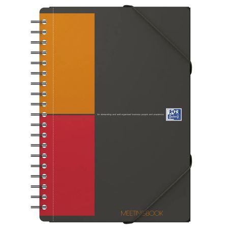 Caiet cu spirala B5, 80 file, OXFORD International Meetingbook