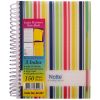 Caiet cu spirala si index, A6, 150 file, coperta plastic, NOTTE World of Colors