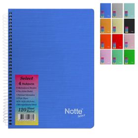 Caiet cu spirala A5, 120 file, dictando, 3 separatoare, NOTTE Select