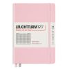 Caiet cu elastic A5, 125 file, matematica, LEUCHTTURM1917 Pastel