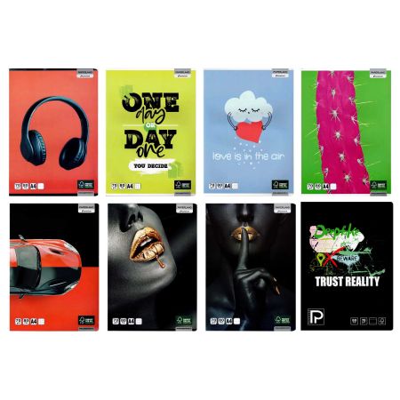 Caiet scolar A4, 80 file, PAPERLAND Premium