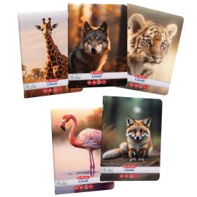 Caiet A5 velin, 48 file, HERLITZ Animals