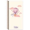 Carnet cu spirala 19x11.5 cm, 80 file, coperta carton rigid, KESKIN COLOR La Plume Balloons