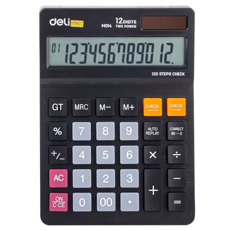 Calculator de birou cu 12 digiti DELI M01420
