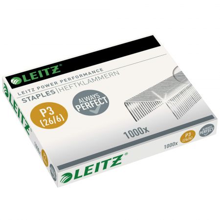 Capse 26/6, 1000 buc/cutie, LEITZ Power Performance
