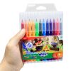 Carioci cu sclipici 12 culori/set, DELI Glitter Color Wow